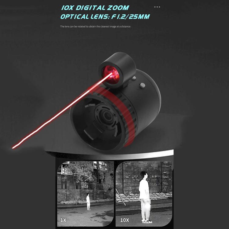 Dispositivo di visione notturna monoculare per esterni da 350 m 1-10X Telescopio HD 1080P