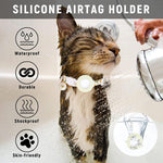 Custodia in silicone per AirTag con collare regolabile