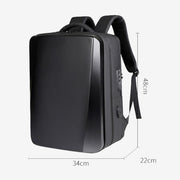 Zaino per laptop con lucchetto con password tridimensionale impermeabile di grande capacità OUMANTU 966