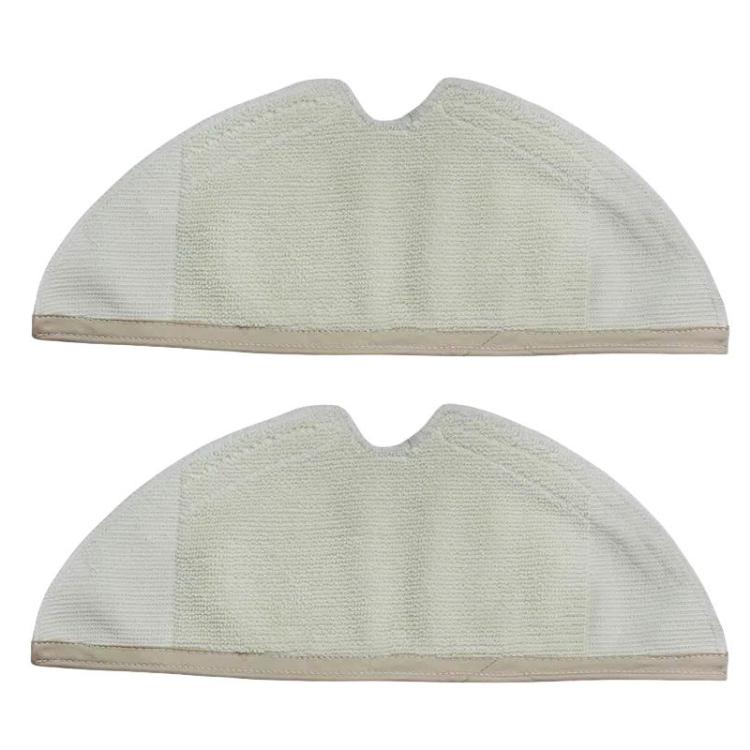 2 pezzi/confezione straccio mop pad per aspirapolvere Xiaomi Mi Smart Robot 2a generazione S50 S51, 30x11cm