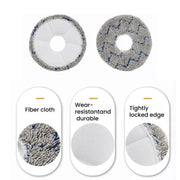 2 pezzi/confezione di panni per mocio per Ecovacs DEEBOT X1 TURBO / X1 PLUS/ X1 OMNI / T10 TURBO