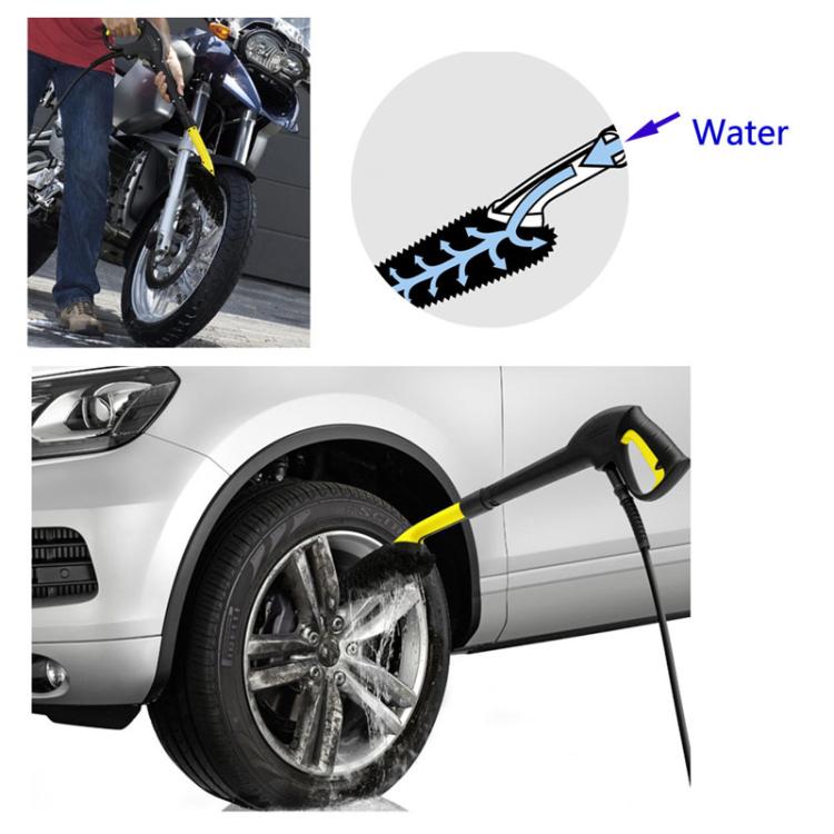 Per Karcher K2 / K3 / K4 / K5 / K6 / K7 Spazzola per lavaggio cerchioni auto ad alta pressione
