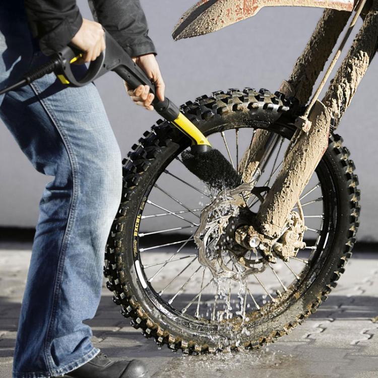 Per Karcher K2 / K3 / K4 / K5 / K6 / K7 Spazzola per lavaggio cerchioni auto ad alta pressione
