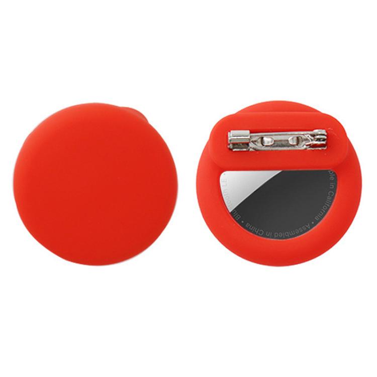 Custodia rotonda in silicone per AirTag Apple