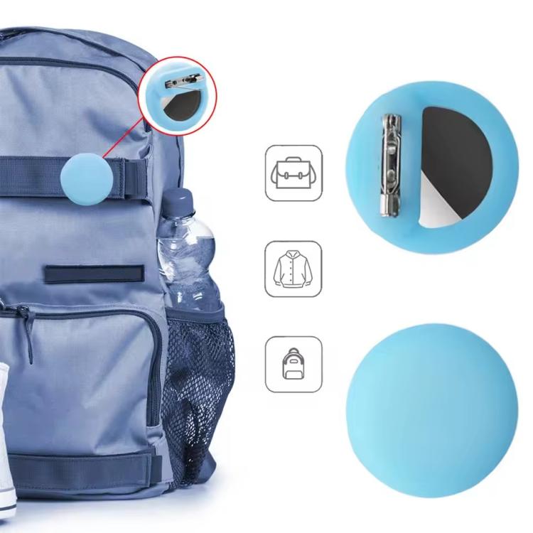 Custodia rotonda in silicone per AirTag Apple