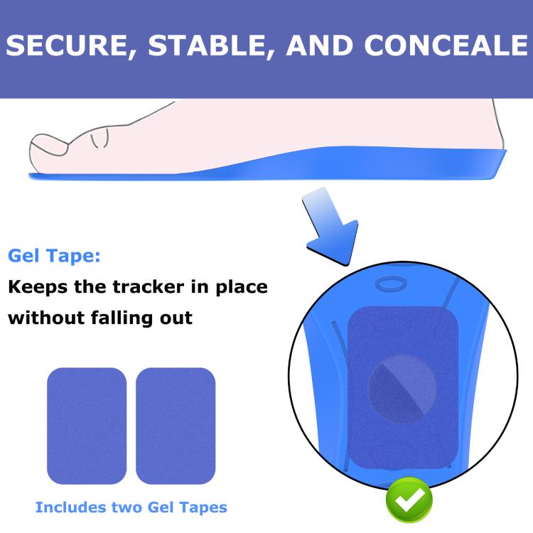 Soletta con custodia nascosta per AirTag 1ª e 2ª gen
