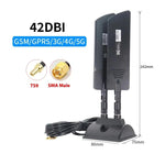 Antenna esterna 5G 42 dBi con connettore SMA/TS9