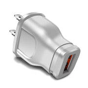 Caricabatterie per smartphone con porta USB singola da 1A e 5W