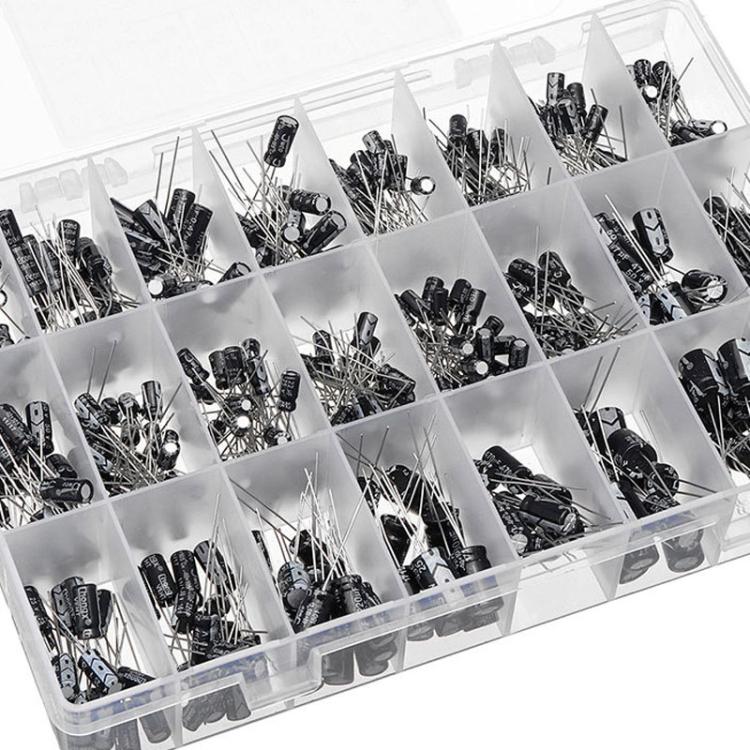 Kit condensatori elettrolitici 0,1uF-1000uF 24 pezzi