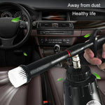 Strumento di lavaggio auto pneumatico per soffitto interno Tornado, Long Mouth, Short Mouth