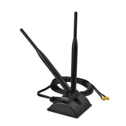 Antenna Dual-Band 2.4G/5G con 2 connettori RP-SMA maschio Scheda di rete router WIFI wireless Antenna di estensione ad alto guadagno, 2 RP-SMA Male