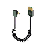 Cavo a molla HDMI 2.1 8K 60HZ lunghezza 0,5 m, Straight Head, Right Bend, Left Bend, Positive Bend, Reverse Bend, Micro HDMI To HDMI Straight, Micro HDMI Left Bend, Micro HDMI Right Bend, Micro HDMI Positive Bend, Micro HDMI Reverse Bend               ...