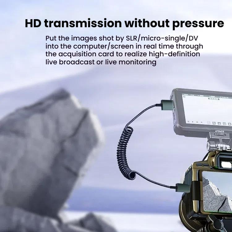 Cavo a molla HDMI 2.1 8K 60HZ lunghezza 0,5 m, Straight Head, Right Bend, Left Bend, Positive Bend, Reverse Bend, Micro HDMI To HDMI Straight, Micro HDMI Left Bend, Micro HDMI Right Bend, Micro HDMI Positive Bend, Micro HDMI Reverse Bend���������������...