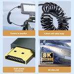 Cavo a molla HDMI 2.1 8K 60HZ lunghezza 0,5 m, Straight Head, Right Bend, Left Bend, Positive Bend, Reverse Bend, Micro HDMI To HDMI Straight, Micro HDMI Left Bend, Micro HDMI Right Bend, Micro HDMI Positive Bend, Micro HDMI Reverse Bend               ...