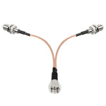 Cavo RF coassiale F-Splitter F maschio a doppio splitter femmina, 15cm, 30cm, 50cm