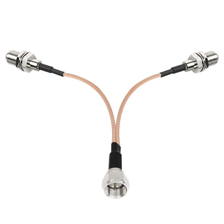 Cavo RF coassiale F-Splitter F maschio a doppio splitter femmina, 15cm, 30cm, 50cm