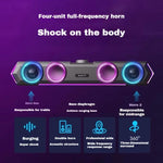 Altoparlante cablato per computer desktop con effetto di illuminazione RGB Havit M19, Black Standard Version, White Standard Version, Black Bluetooth Version, Bluetooth Microphone Version