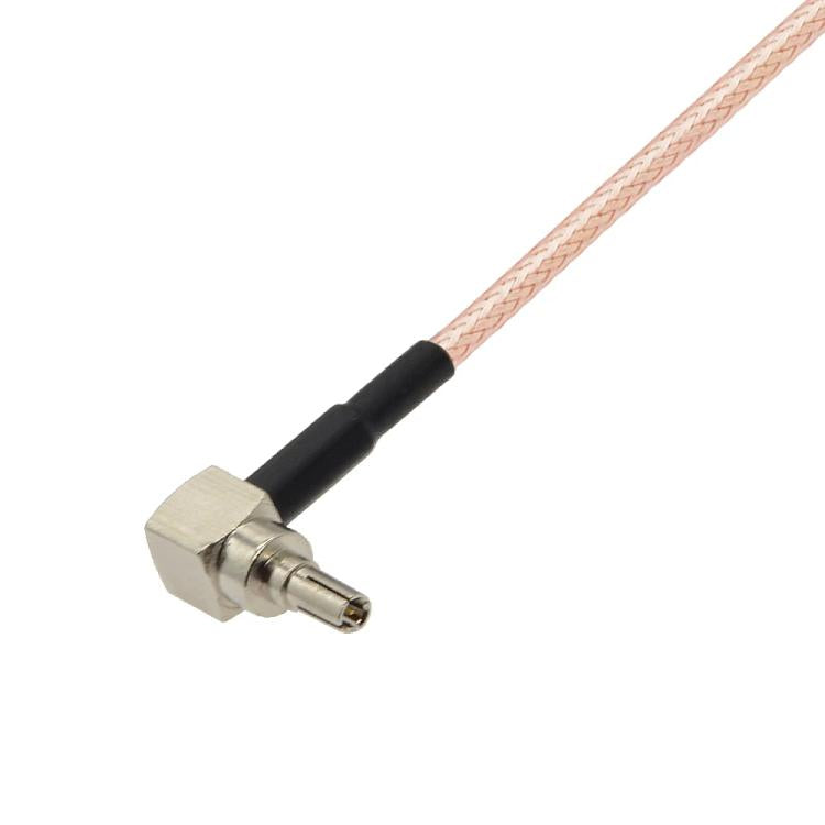 Cavo RF coassiale F maschio dritto a CRC9 maschio 90 gradi Cavo jumper RG316, 10cm, 20cm, 30cm, 50cm