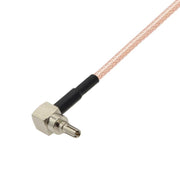 Cavo RF coassiale F maschio dritto a CRC9 maschio 90 gradi Cavo jumper RG316, 10cm, 20cm, 30cm, 50cm