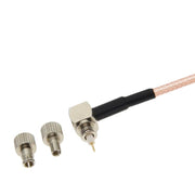 Cavo RF coassiale maschio F dritto a doppio TS9 / CRC9 maschio di grado RG316 Cavo di collegamento, 10cm, 20cm, 30cm, 50cm