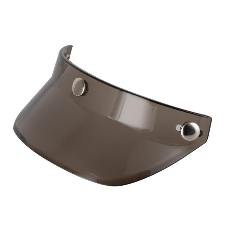Visiera per casco da motociclista retrò a 3 bottoni, protezione parasole, mezza visiera per casco