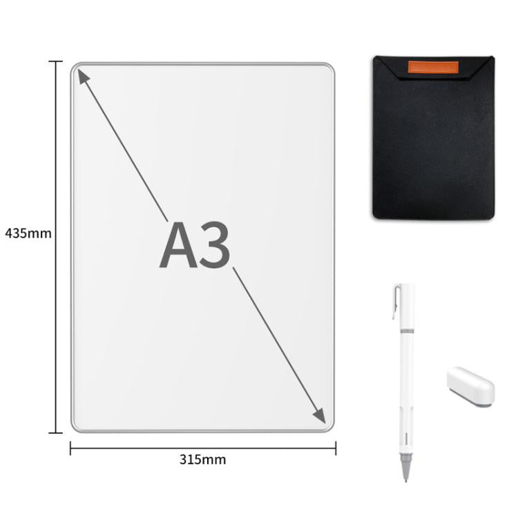 Lavagna magnetica con nano-microcapsule, disegno, bozza, scrittura, A3 20 Inches, A4 16 Inches, A5 11 Inches