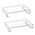 Vassoio in acrilico con base per tavolo da toeletta, 1pc, 2pcs