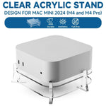 Per supporto di archiviazione in acrilico da tavolo MAC Mini M4