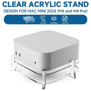 Per supporto di archiviazione in acrilico da tavolo MAC Mini M4