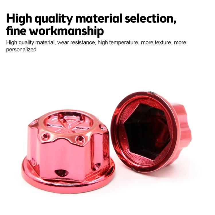 Accessori per la modifica del tappo a vite esagonale per motocicletta E-Bike Decorazione con vite in titanio bruciato elettrodeposto