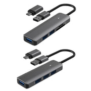Stazione di docking HUB multifunzionale Blueendless Type-C Expansion Dock, 4-in-1 USB3.0 x 4, 5-in-1 USB3.0 x 3 + SD/TF3.0