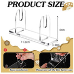 Espositore per ventagli pieghevoli in acrilico, 2pcs /Pack, 3pcs /Pack