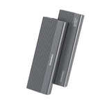 Blueendless 2818SN M.2 Nvme / Sata Dual-protocol Mobile Hard Disk Box, with Type-C to USB-A Cable, with 2-in-1 Cable