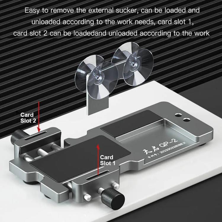 Separatore dello schermo del telefono cellulare Strumento di rimozione dello schermo senza calore Ventosa Rimozione dello schermo, QP-2 Screen Separator