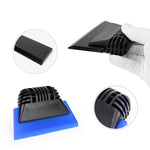 Raschietto per pellicola per auto Strumento per oscuramento vetri auto Pellicola solare Tergicristallo per vestiti per auto Tergicristallo in gomma Silicone morbido
