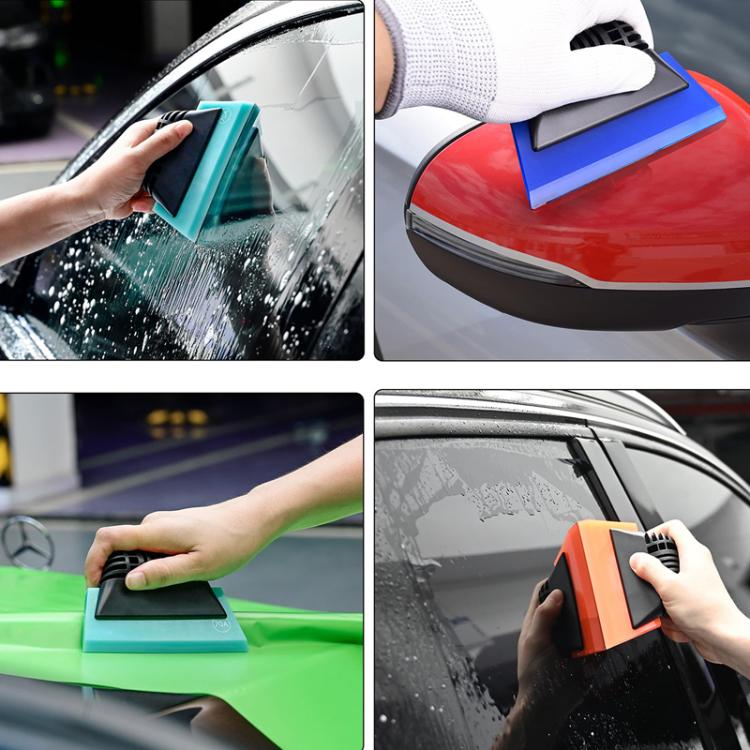 Raschietto per pellicola per auto Strumento per oscuramento vetri auto Pellicola solare Tergicristallo per vestiti per auto Tergicristallo in gomma Silicone morbido