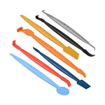 Strumento per la rifinitura dei bordi dell'involucro dell'auto, pellicola solare con kit raschietto magnetico, 7pcs /Set
