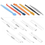 Strumento per la rifinitura dei bordi dell'involucro dell'auto, pellicola solare con kit raschietto magnetico, 7pcs /Set