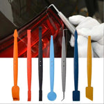 Strumento per la rifinitura dei bordi dell'involucro dell'auto, pellicola solare con kit raschietto magnetico, 7pcs /Set