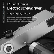 Set di cacciaviti elettrici multifunzione per la riparazione di telefoni cellulari, MaAnt L5Pro With 24 Batches, MaAnt L5 With 12 Batches