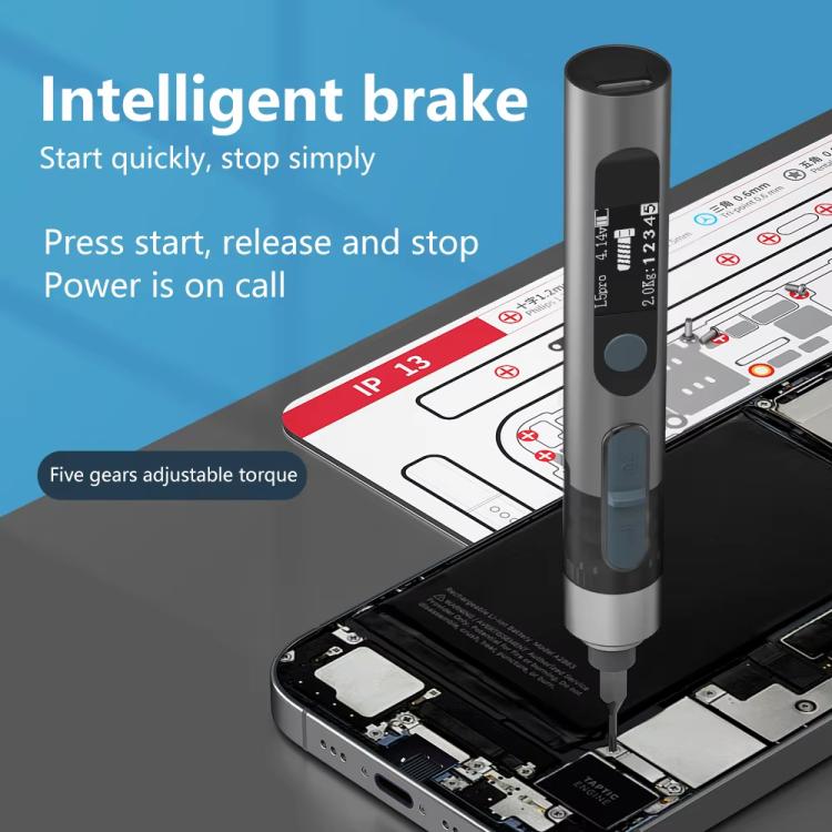 Set di cacciaviti elettrici multifunzione per la riparazione di telefoni cellulari, MaAnt L5Pro With 24 Batches, MaAnt L5 With 12 Batches