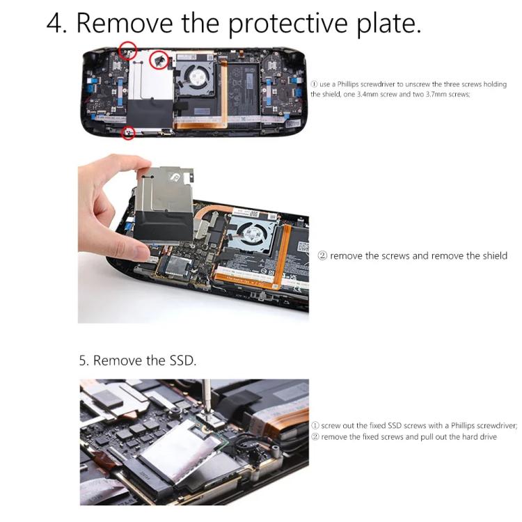 Per Steam Deck Game Console SSD Dissipatore di calore in rame M.2 2230 NVMe Radiator Pad, Set A, Set B