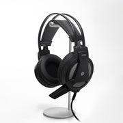Supporto per cuffie in lega di alluminio, supporto per display per cuffie, All-aluminum Alloy Silver Gray, All-aluminum Alloy Black