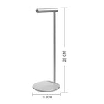 Supporto per cuffie in lega di alluminio, supporto per display per cuffie, All-aluminum Alloy Silver Gray, All-aluminum Alloy Black