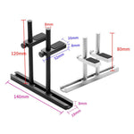 Supporto per scheda grafica regolabile in lega di alluminio FinalCool, posizione ventola telaio, supporto per scheda grafica, 8cm Black, 8cm Silver, 12cm Black, 12cm Silver