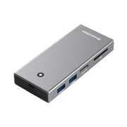 Blueendless M.2 Nvme/Sata HUB per disco rigido a doppio protocollo, 4K60Hz+USB 10G x 2+Type-C 10G+PD100W, USB 10G x 2 + Type-C 10G + 5V2A, USB2.0 x 2 + SD/TF2.0