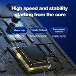 Blueendless M.2 Nvme/Sata HUB per disco rigido a doppio protocollo, 4K60Hz+USB 10G x 2+Type-C 10G+PD100W, USB 10G x 2 + Type-C 10G + 5V2A, USB2.0 x 2 + SD/TF2.0