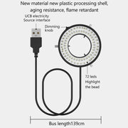 Riparazione del telefono cellulare 72 perline microscopio anello sorgente luminosa, MY-036 72 Beads
