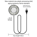 Lampada a LED polarizzata ad anello per microscopio per riparazione di telefoni cellulari, 96 perline, luci di riempimento antiriflesso, MY-038 96 Beads