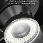 Lampada a LED polarizzata ad anello per microscopio per riparazione di telefoni cellulari, 96 perline, luci di riempimento antiriflesso, MY-038 96 Beads